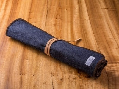 West Japan Tools Denim Knife Roll (Hold 6 knives)