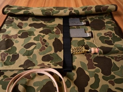 West Japan Tools 迷彩帆布捲袋 (6把刀)