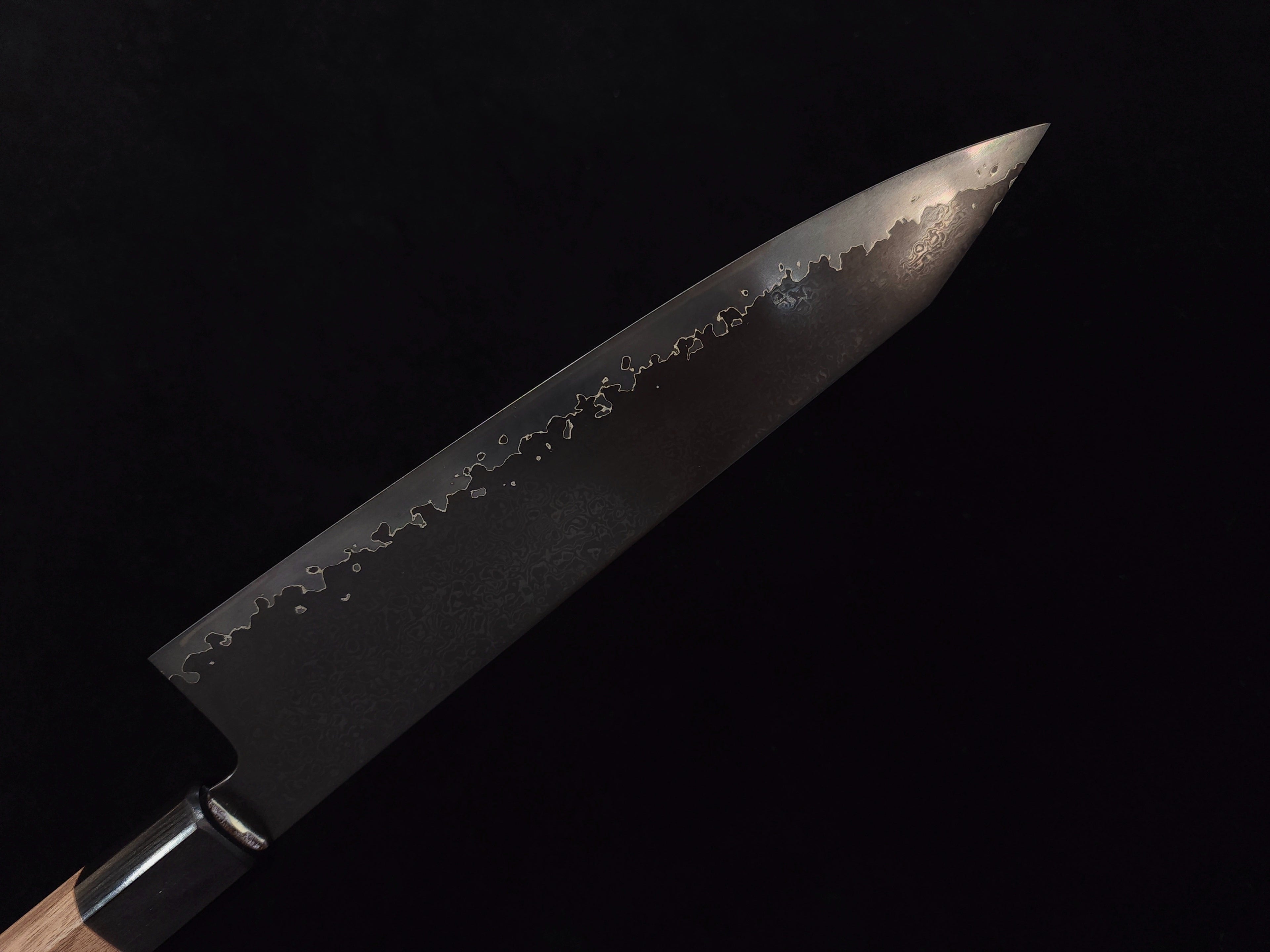 Kagekiyo VG-10 Black Damascus Kiritsuke Gyuto