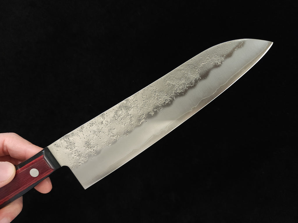 King Ginsan Nashiji Santoku 180mm