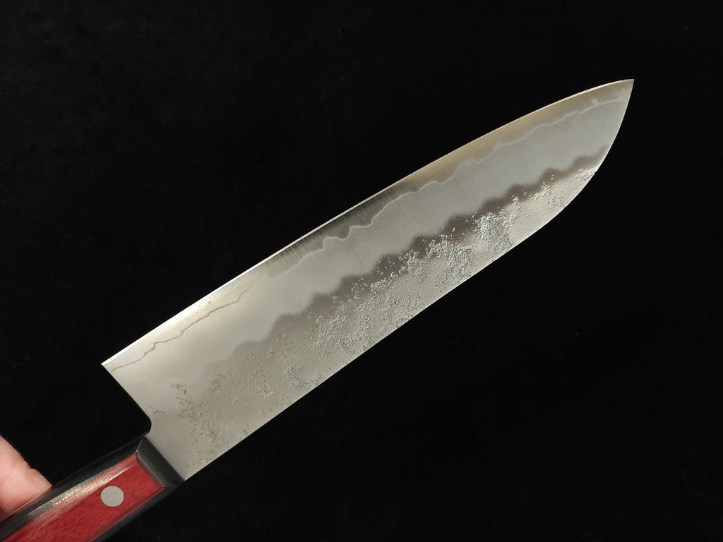 King Ginsan Nashiji Santoku 180mm