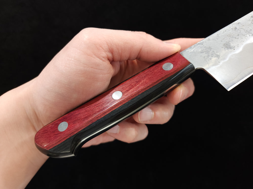 King Ginsan Nashiji Santoku 180mm