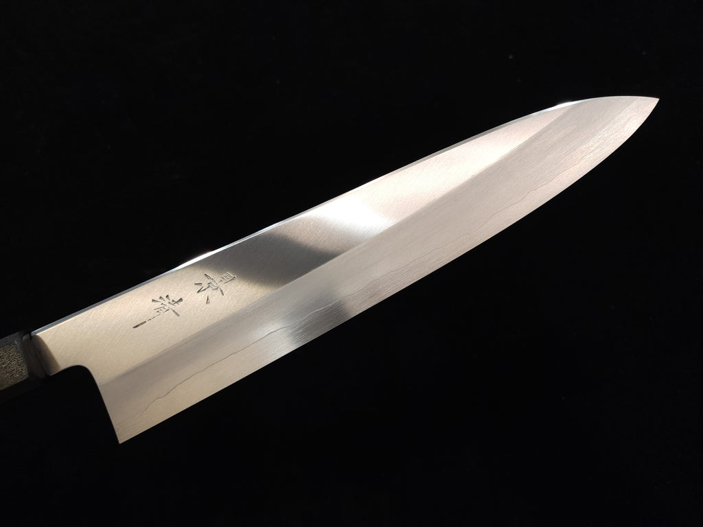 Kagekiyo Ginsan Wide Bevel Gyuto 240mm w/ Saya