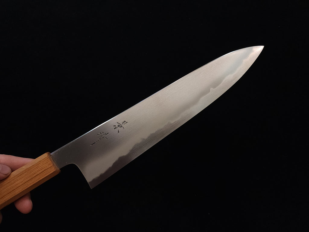 景清極上櫻白二鋼牛刀240mm連鞘