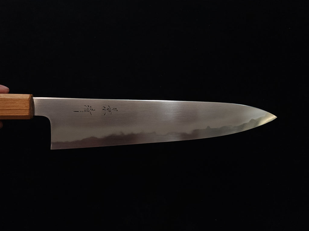 景清極上櫻白二鋼牛刀240mm連鞘