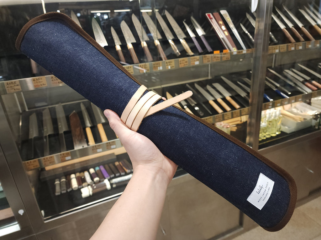 West Japan Tools 牛仔布捲袋 (3把刀)