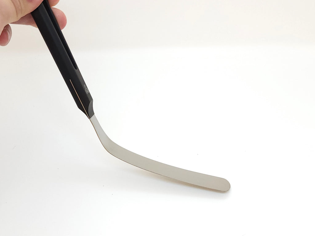Titanion Titanium Offset Spatula - Black