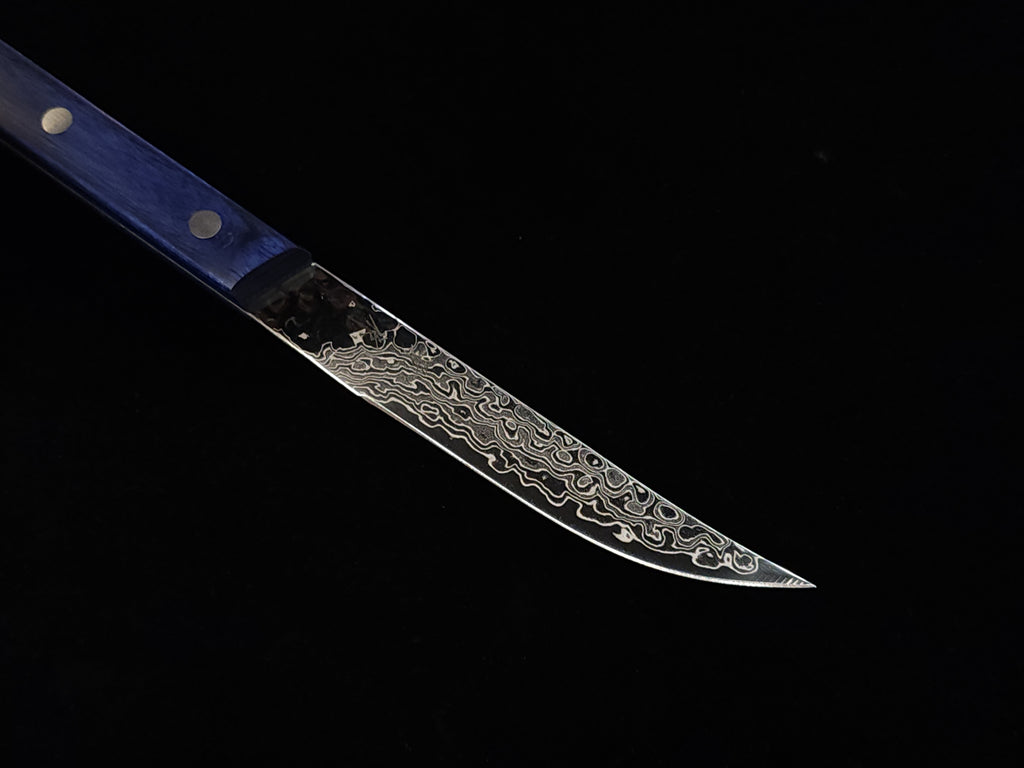 King AUS-10 Damascus Steak Knife