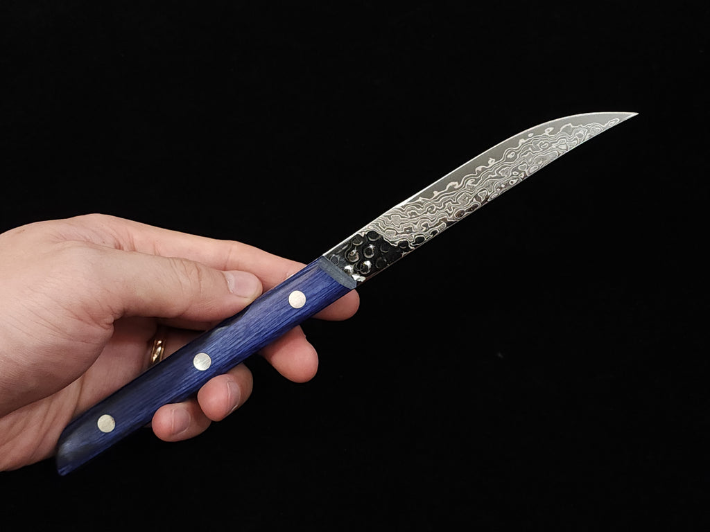 King AUS-10 Damascus Steak Knife