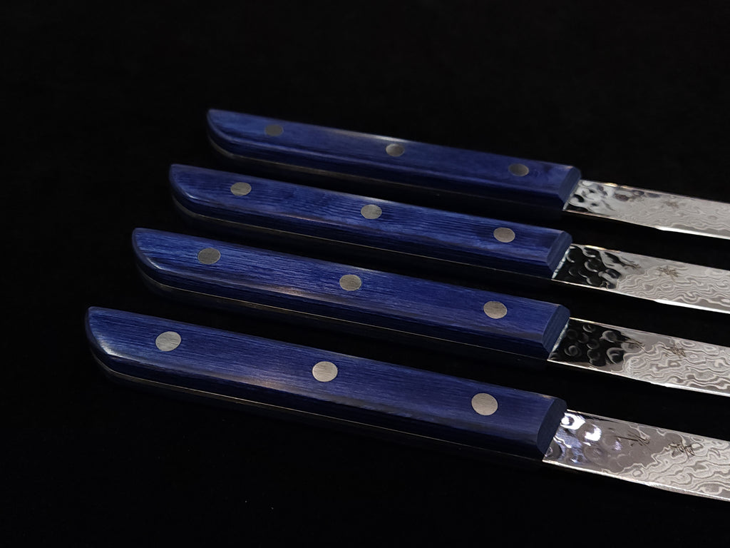 King AUS-10 Damascus Steak Knife