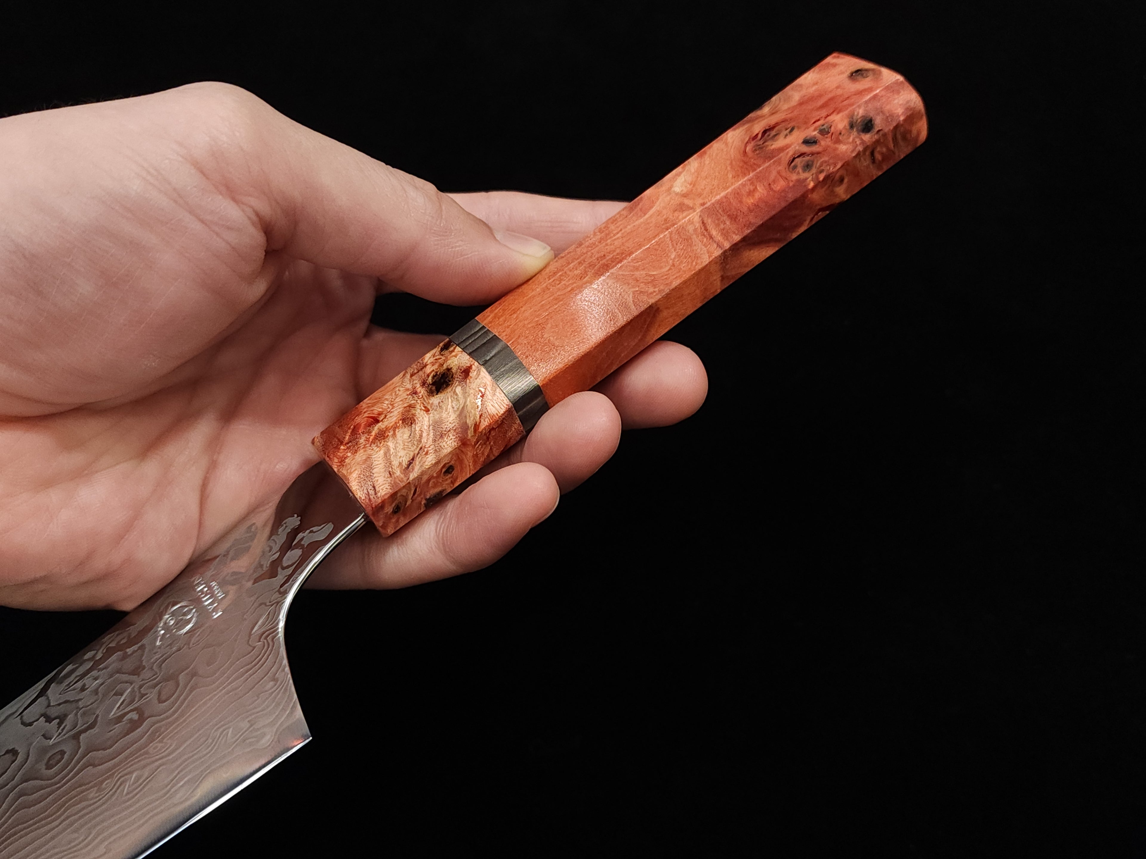 龍泉紅蓮緋龍‧改牛刀210mm SPG STRIX (連鞘)