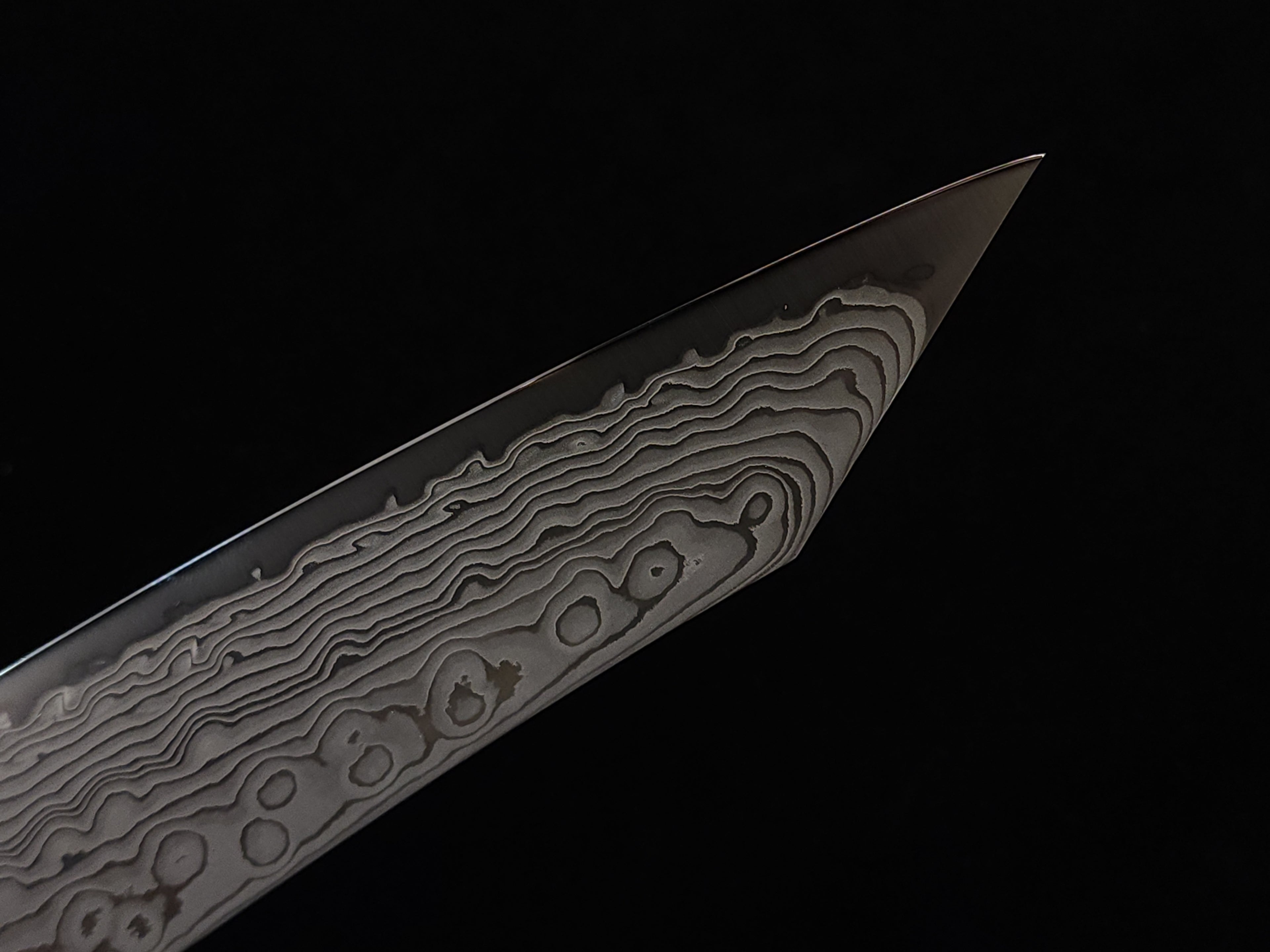 龍泉紅蓮緋龍‧改牛刀210mm SPG STRIX (連鞘)