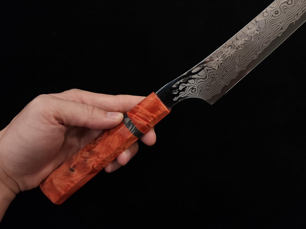 龍泉紅蓮緋龍‧改筋引260mm SPG STRIX (連鞘)