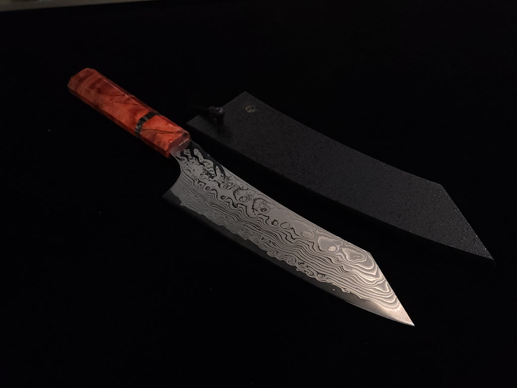 龍泉紅蓮緋龍‧改三德刀175mm SPG STRIX (連鞘)