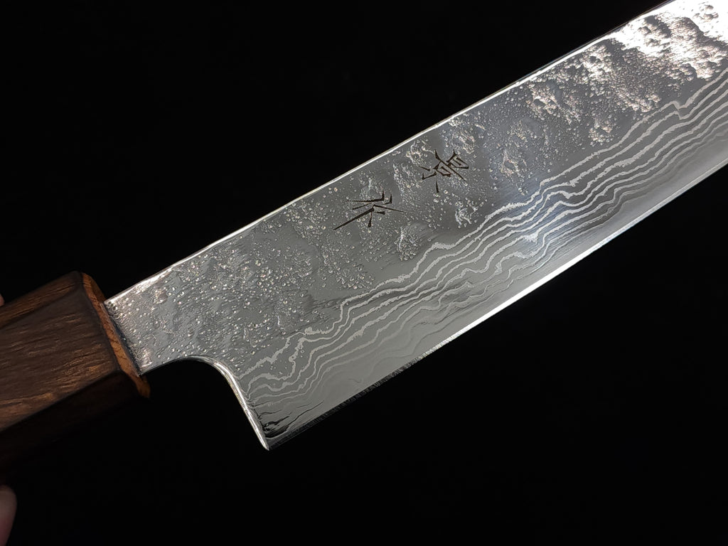 景作440C鏡面大馬士革筋引240mm