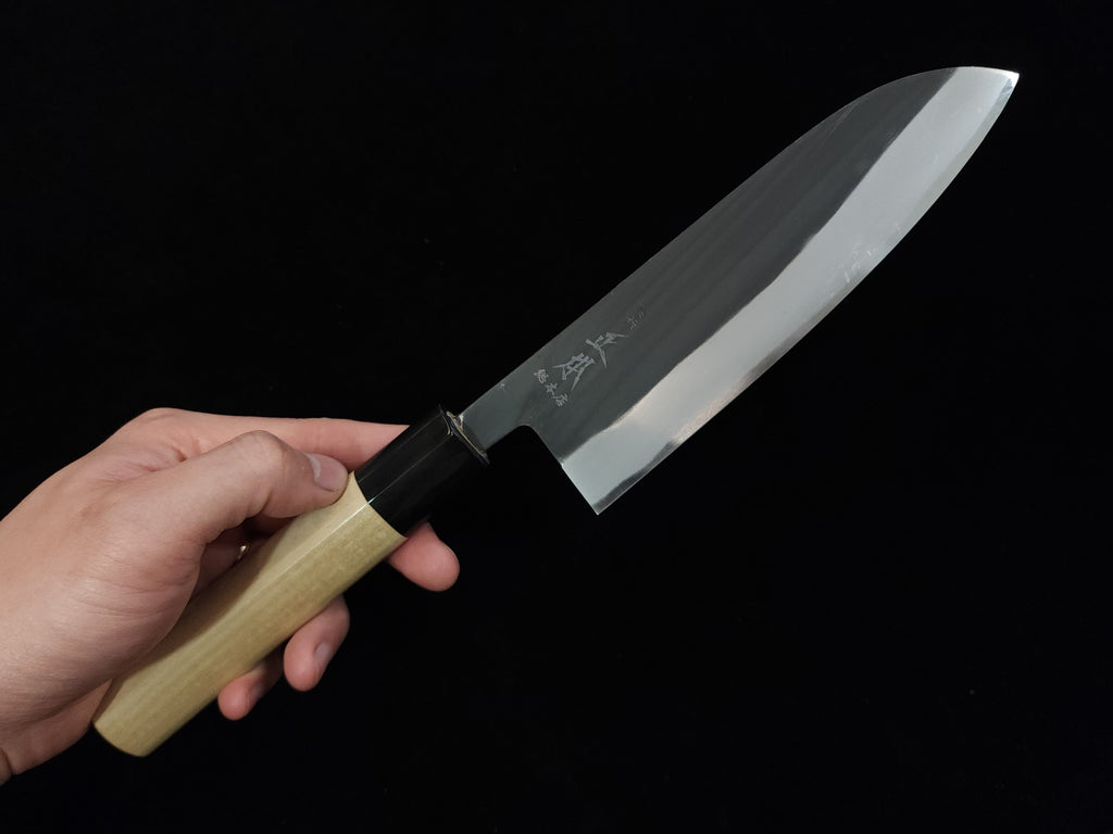 正本總本店青二鋼三德刀170mm連鞘