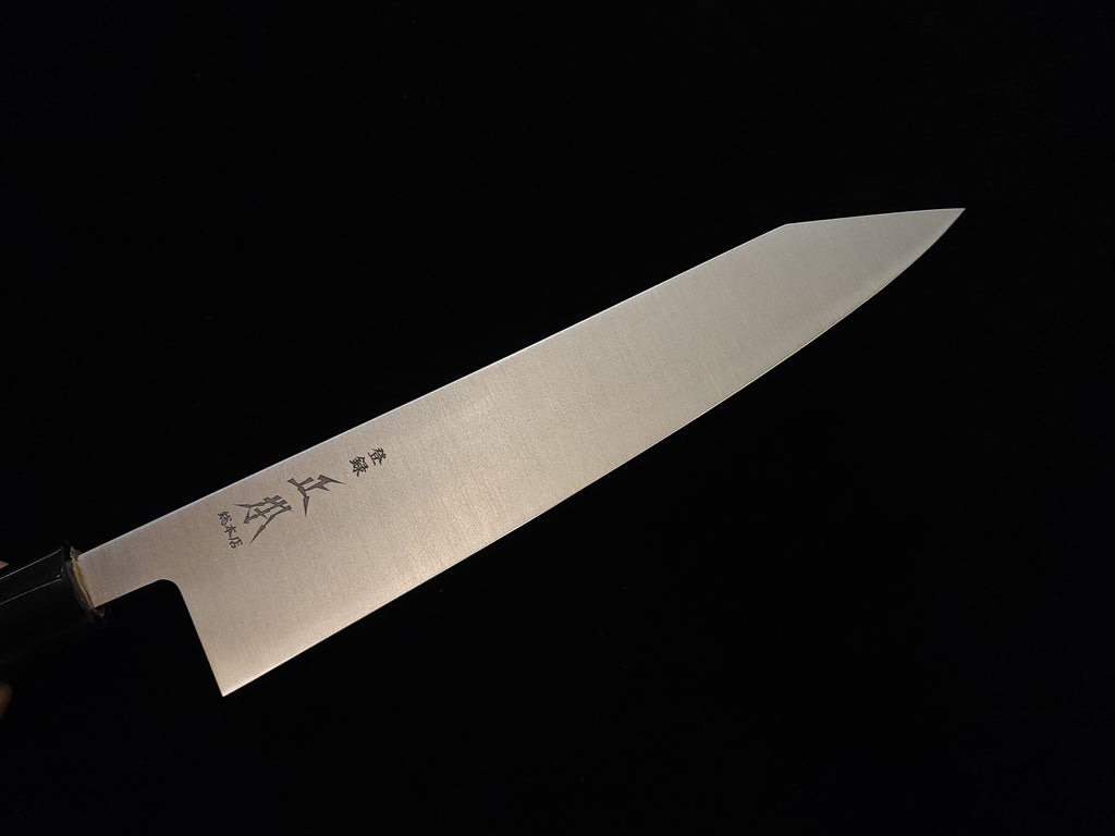 正本總本店KS玉白鋼切付牛刀連鞘