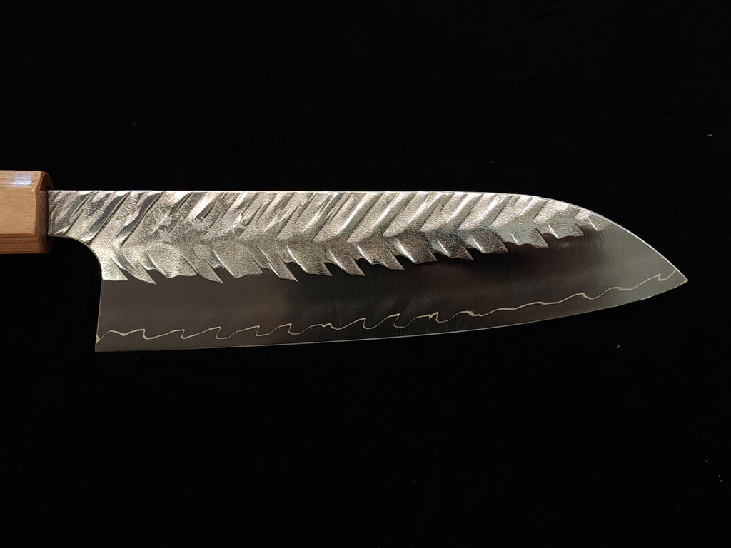 Yoshimi Kato SPG STRIX V-Tsuchime Santoku 170mm
