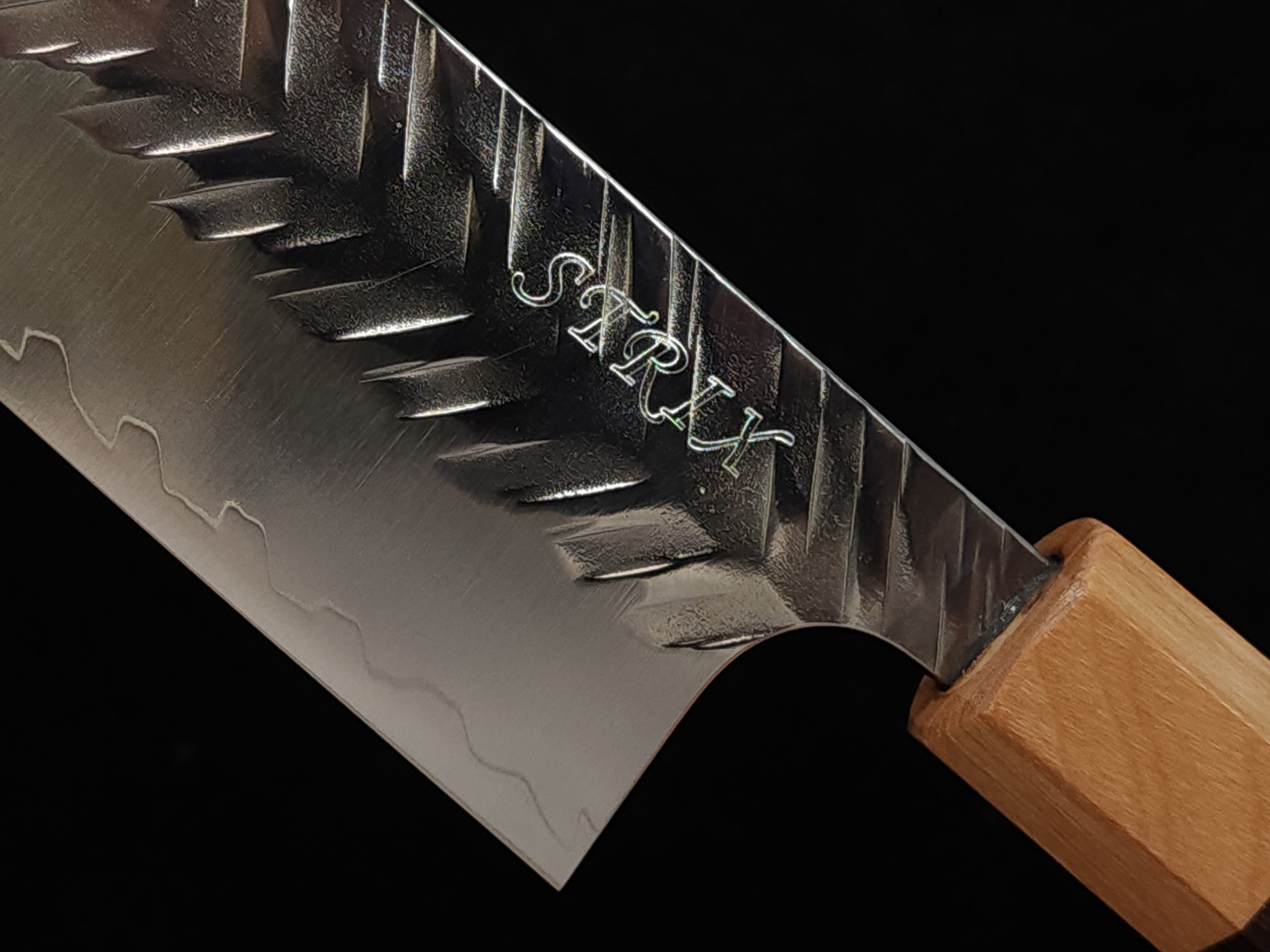 Yoshimi Kato SPG STRIX V-Tsuchime Santoku 170mm