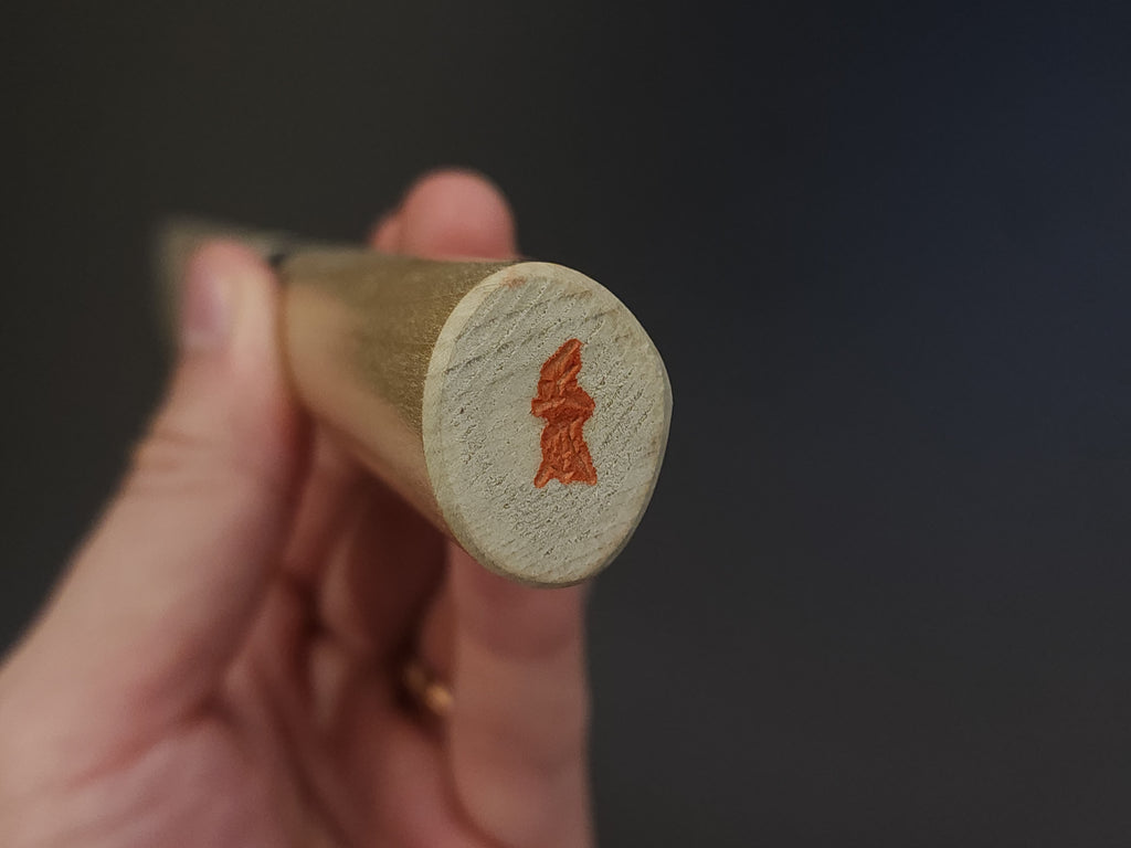 正本總本店KS玉白鋼切付小刀165mm連鞘