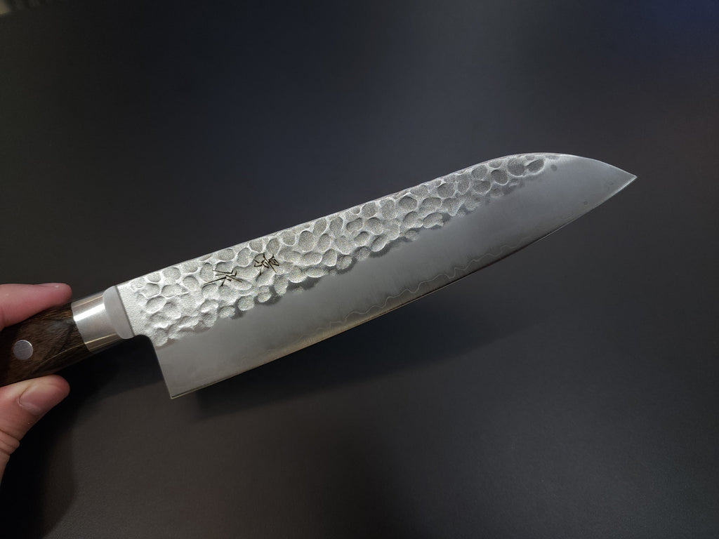 King AUS-8 Tsuchime Santoku 180mm
