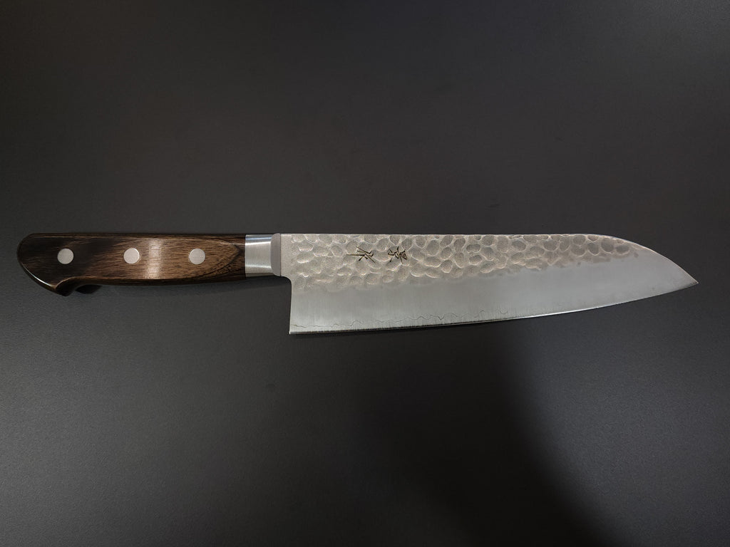 King AUS-8 Tsuchime Santoku 180mm