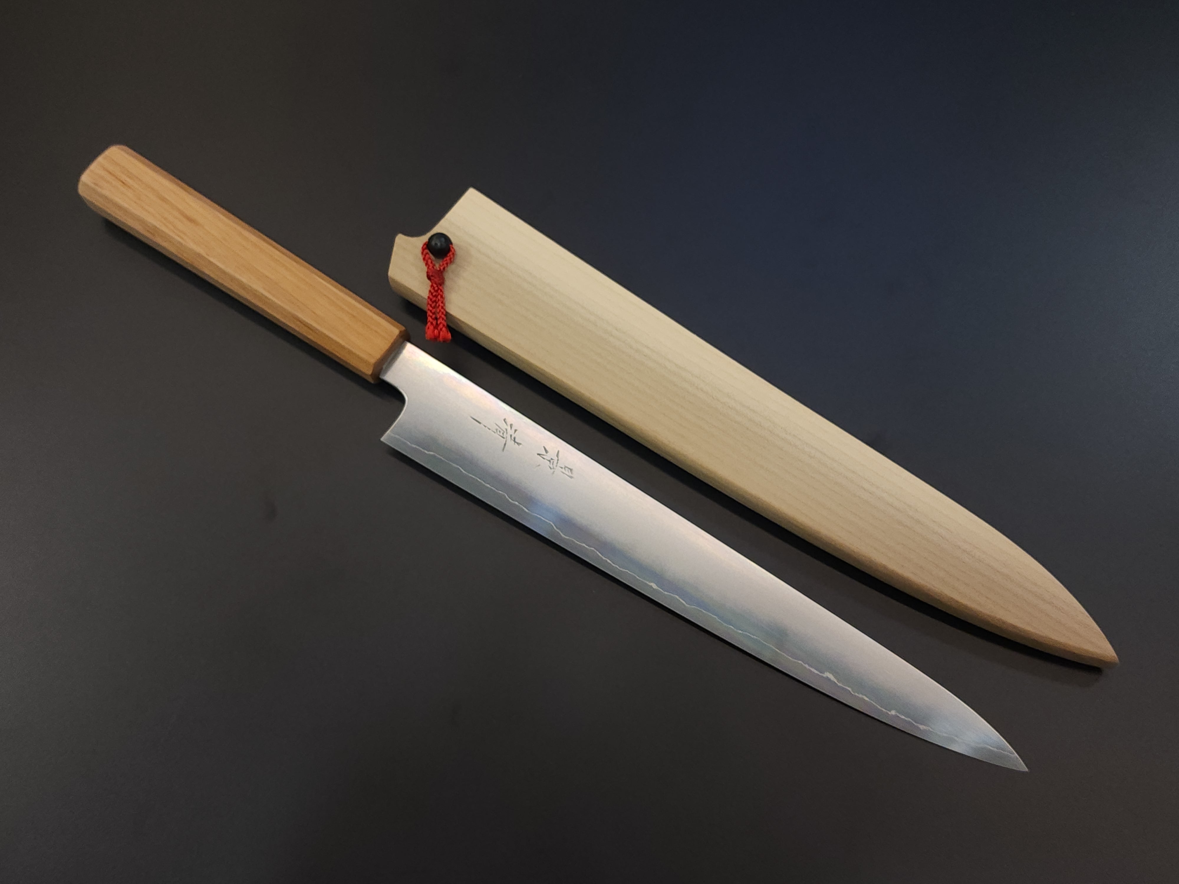 景清櫻銀三筋引240mm連鞘– Knife Life HK