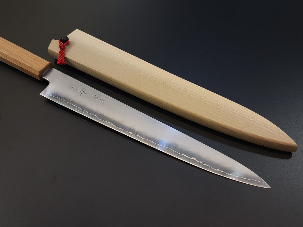 景清櫻銀三筋引240mm連鞘