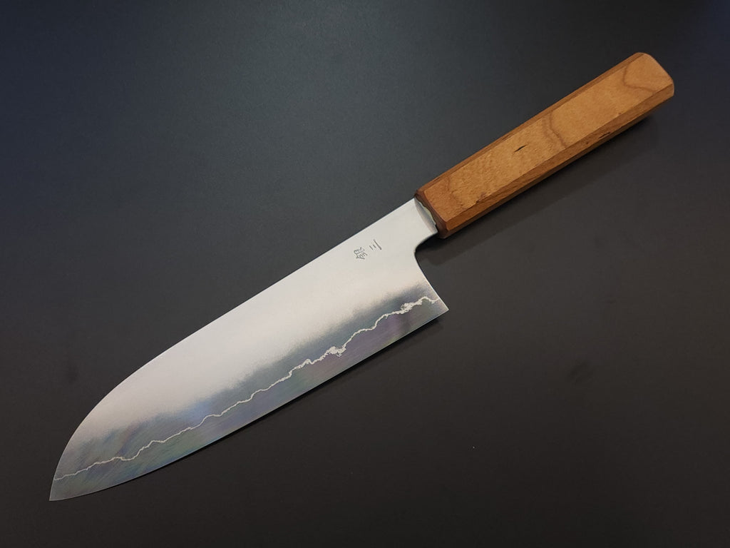 Kagekiyo Sakura Ginsan Santoku 180mm w/ Saya