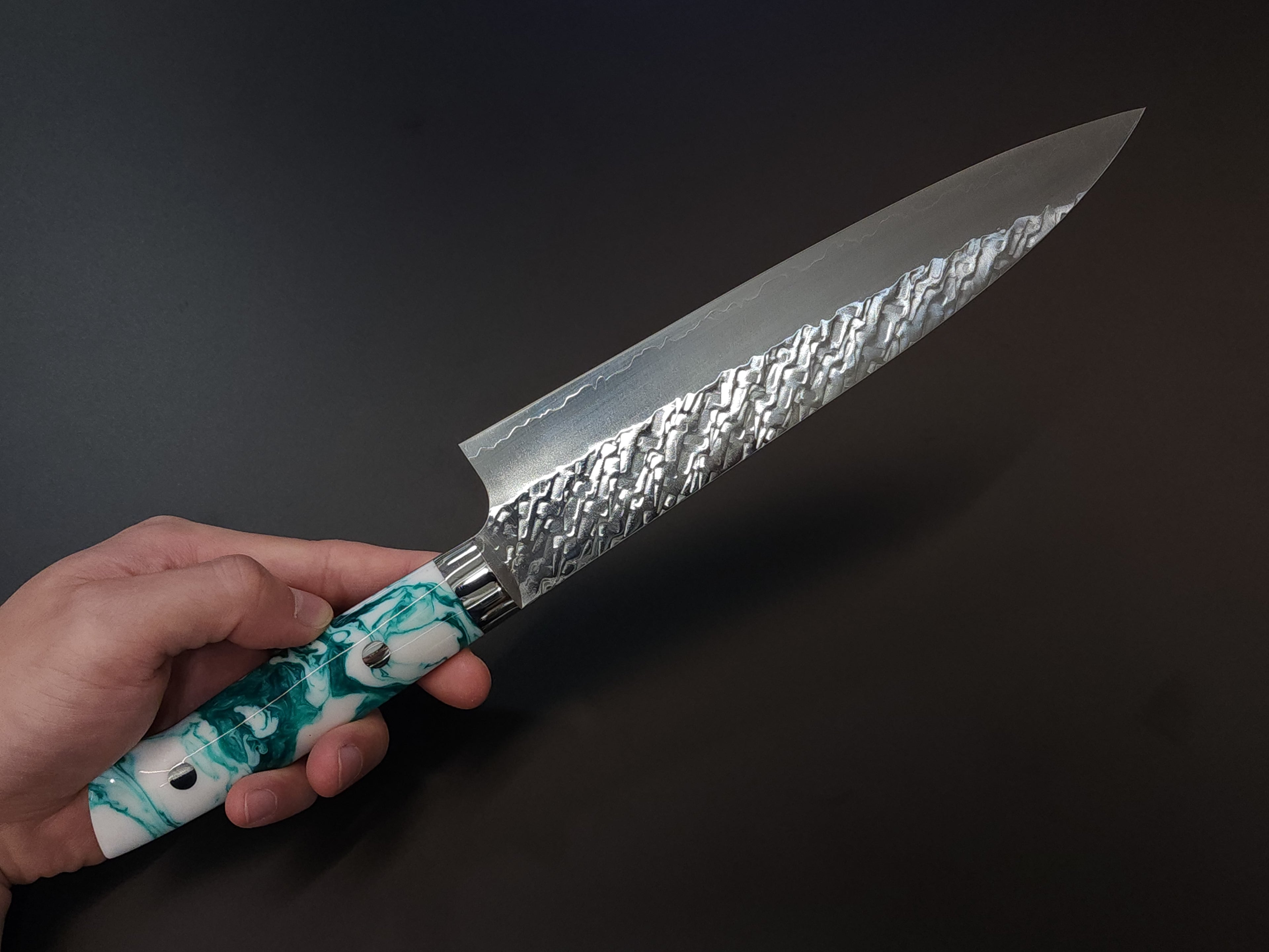 佐治武士SPG STRIX 牛刀210mm (綠白)