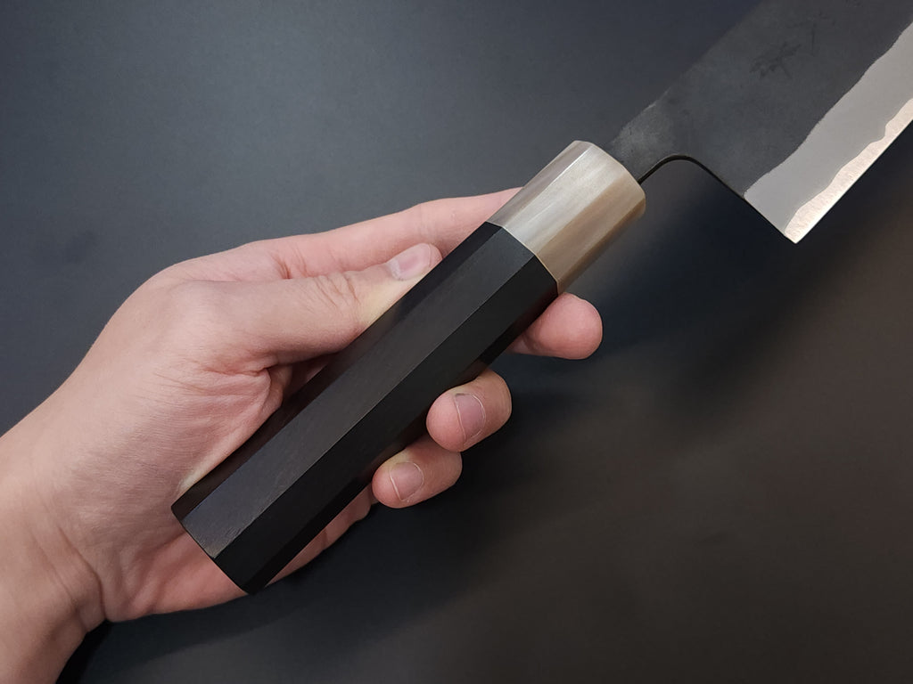 Shiro Kamo Aogami Super Kurochi Gyuto