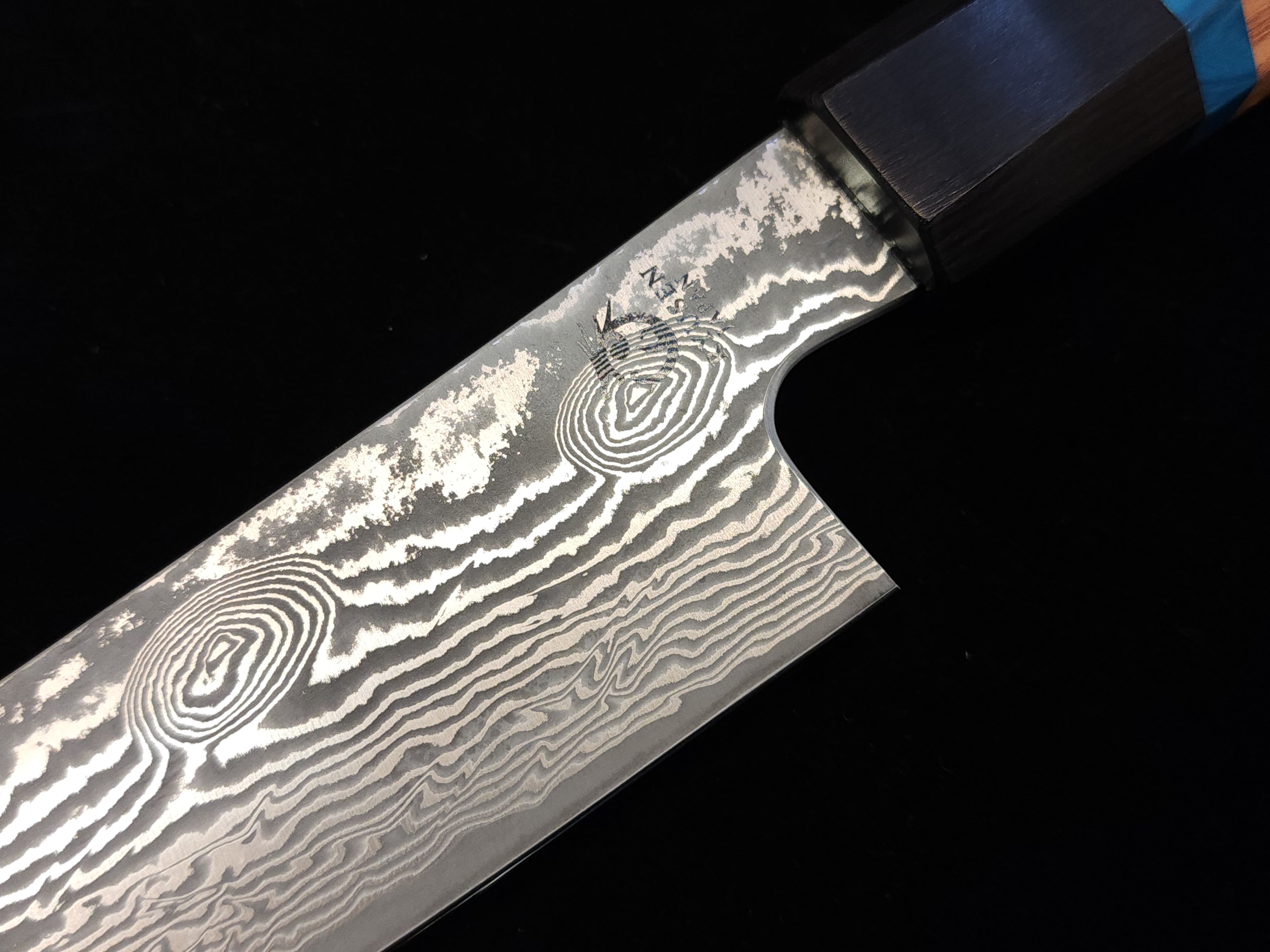 龍泉梵天雲龍‧改(和)VG-10先丸筋引300mm 連鞘