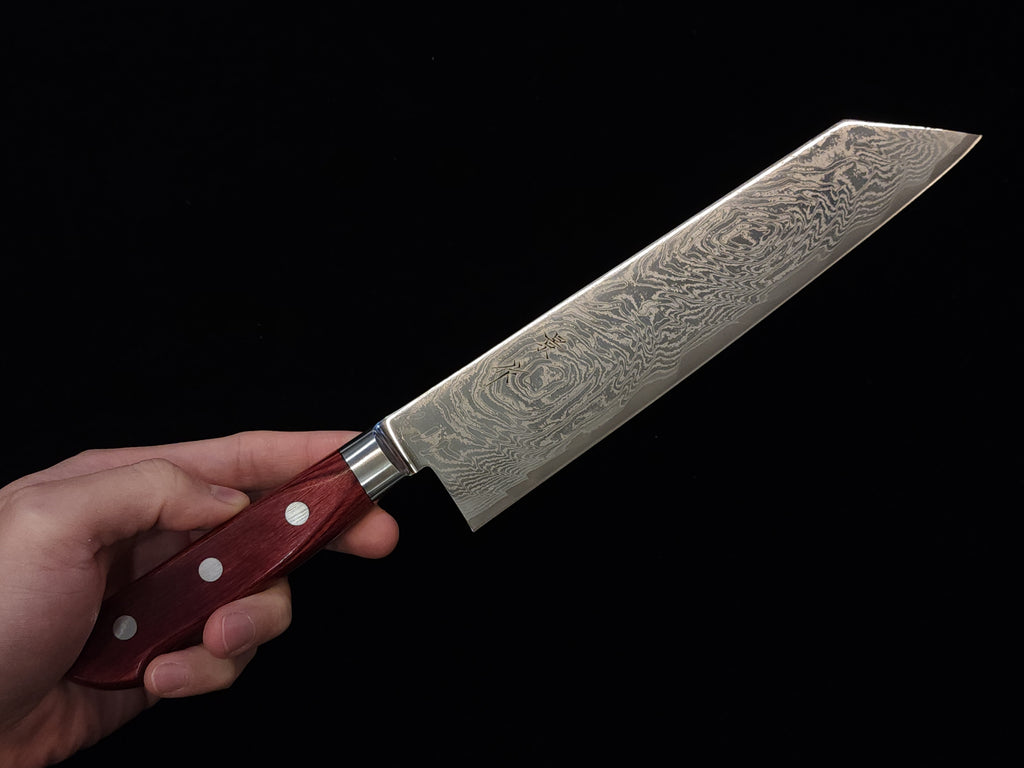 景作AUS10 旋渦大馬士革切付210mm