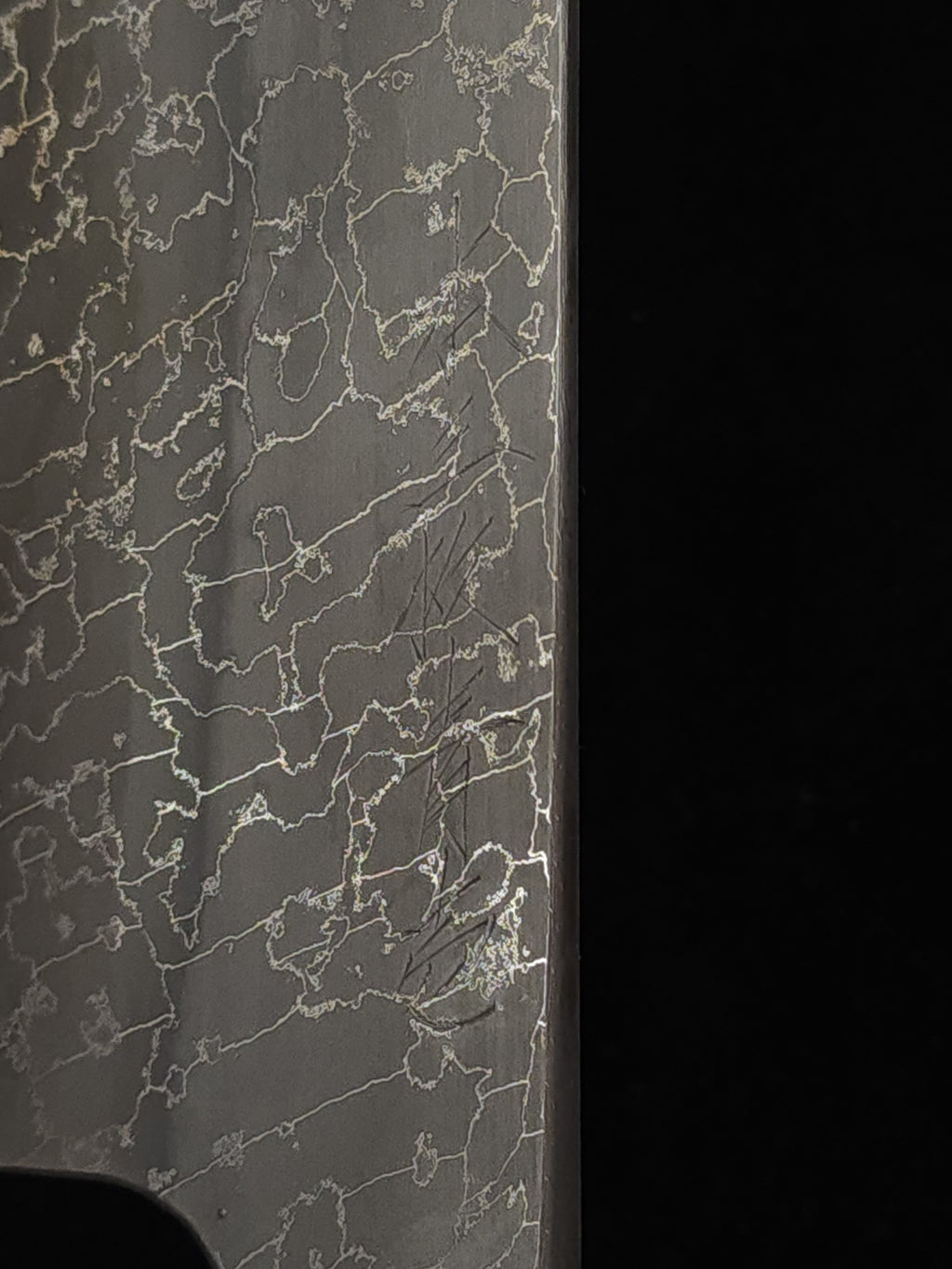 真崎直樹本三校青一鋼鋼珠大馬士革菜切165m