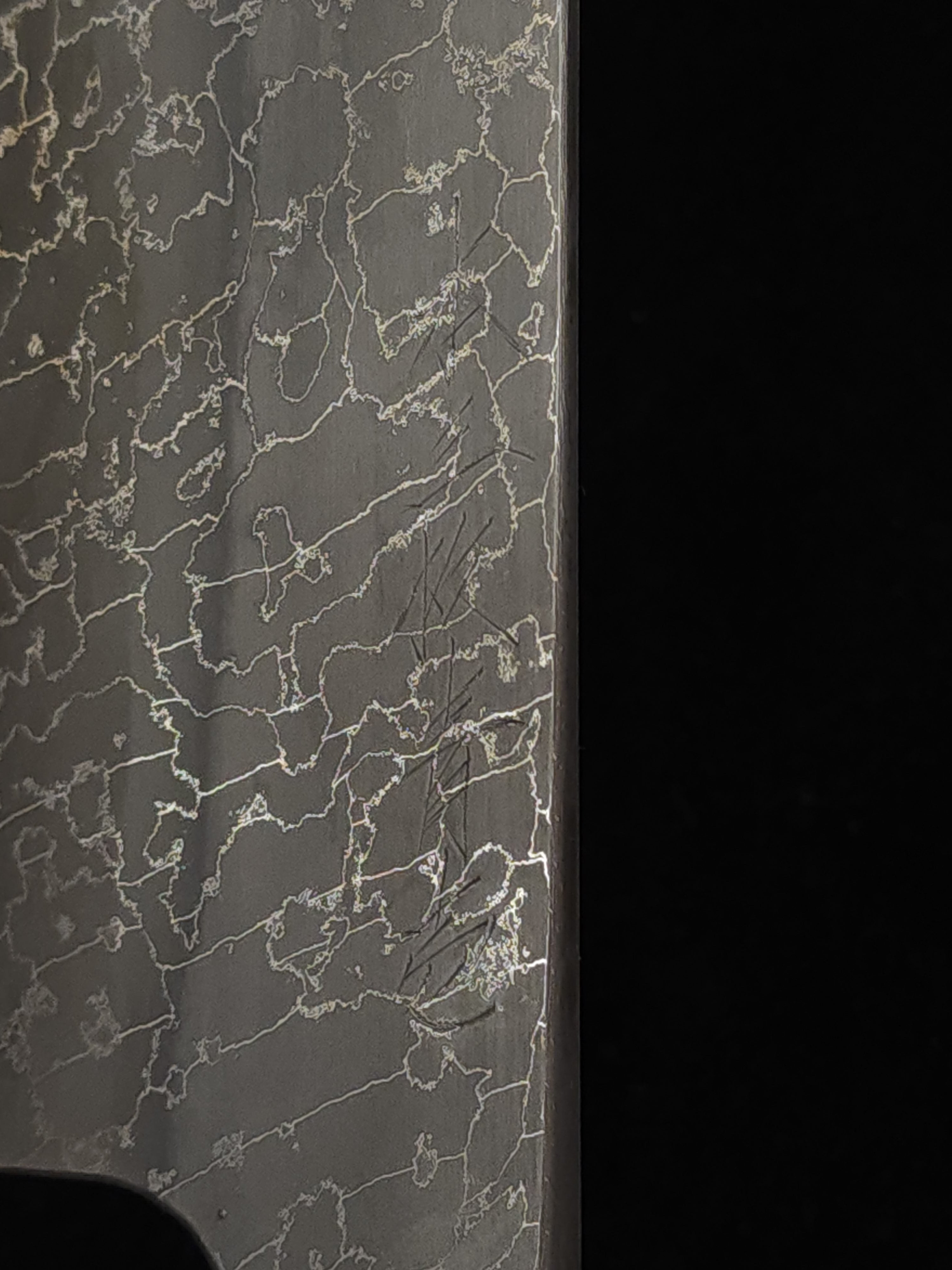 真崎直樹本三校青一鋼鋼珠大馬士革菜切165m