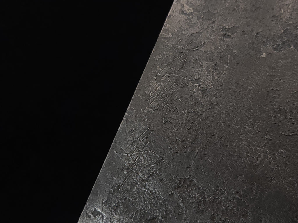 真崎直樹本三枚白二鋼黑梨地中華刀210mm