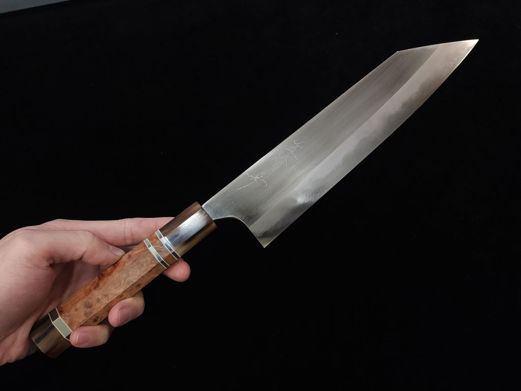 真崎直樹本三枚超青鋼切付牛刀210mm