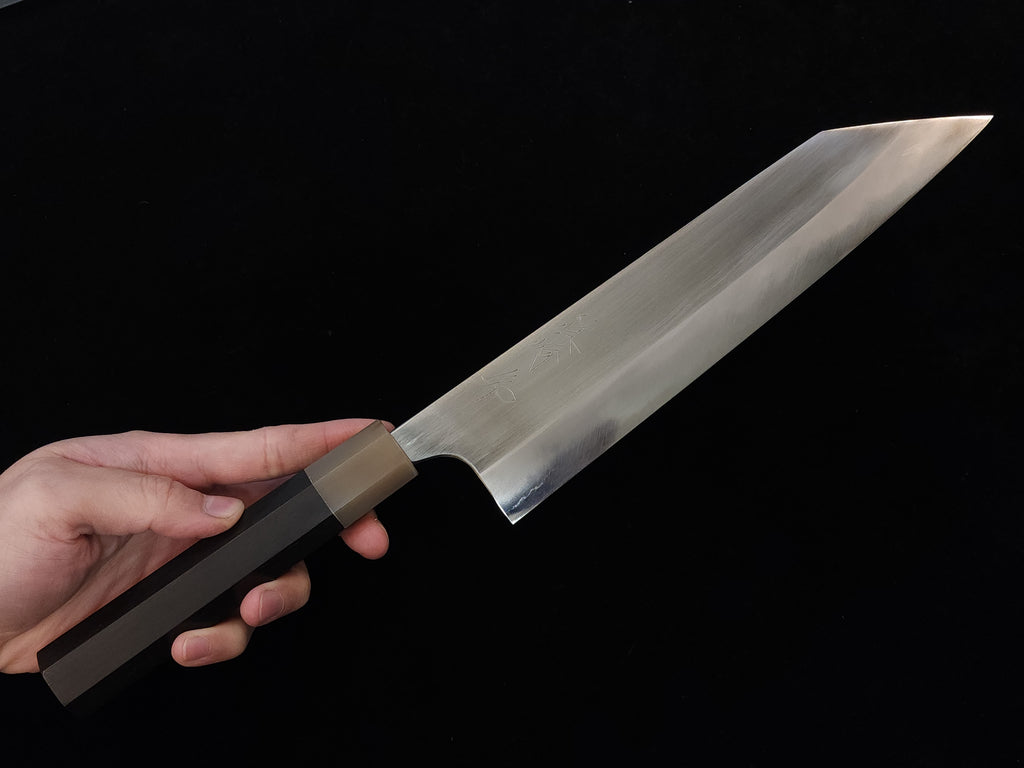 真崎直樹本三枚超青鋼切付牛刀240m