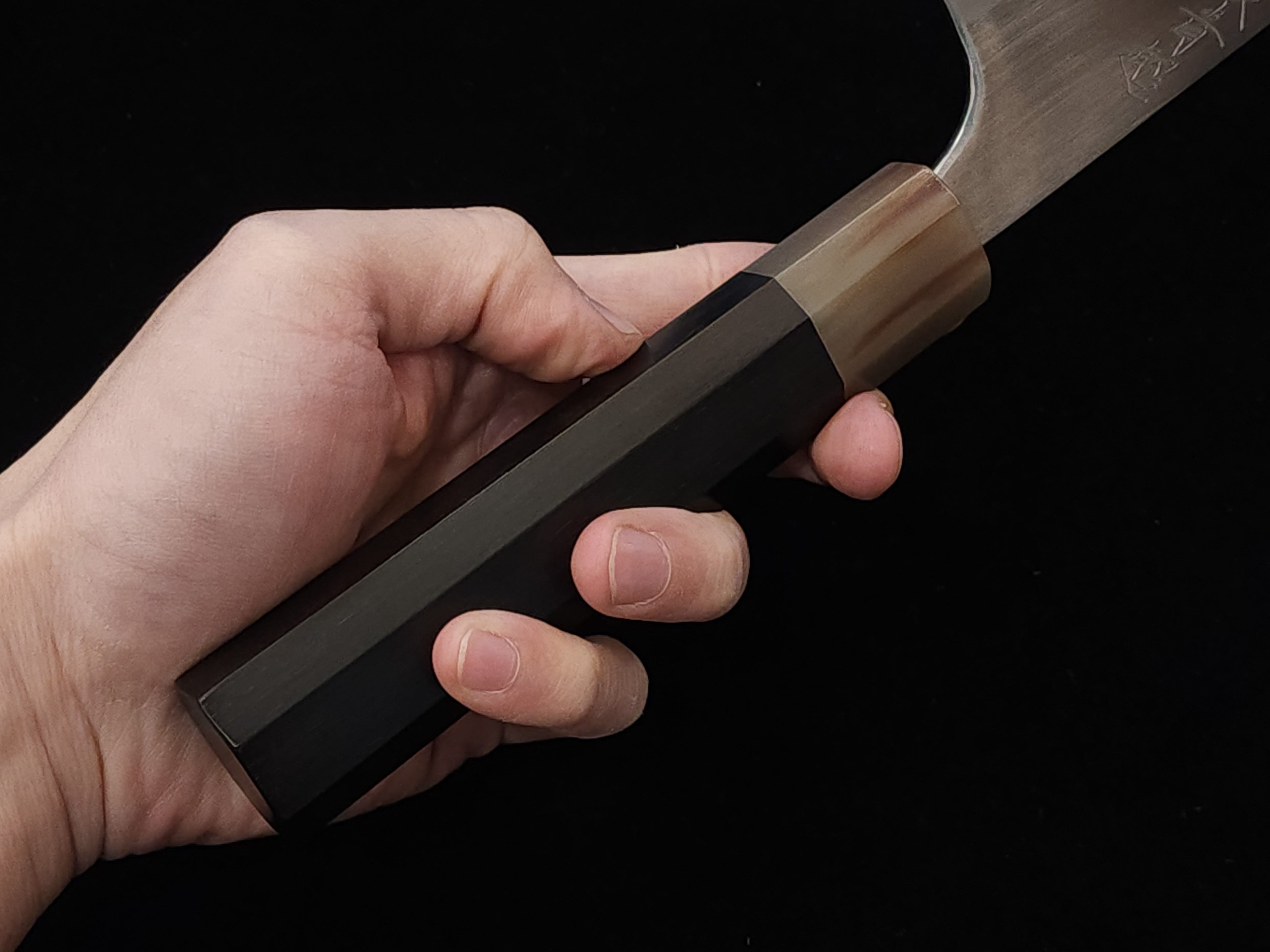 真崎直樹本三枚超青鋼切付牛刀240m