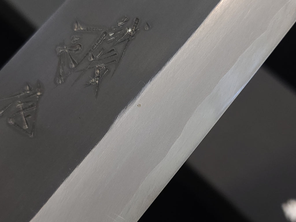 日野浦司本割込白二黑打240mm牛刀