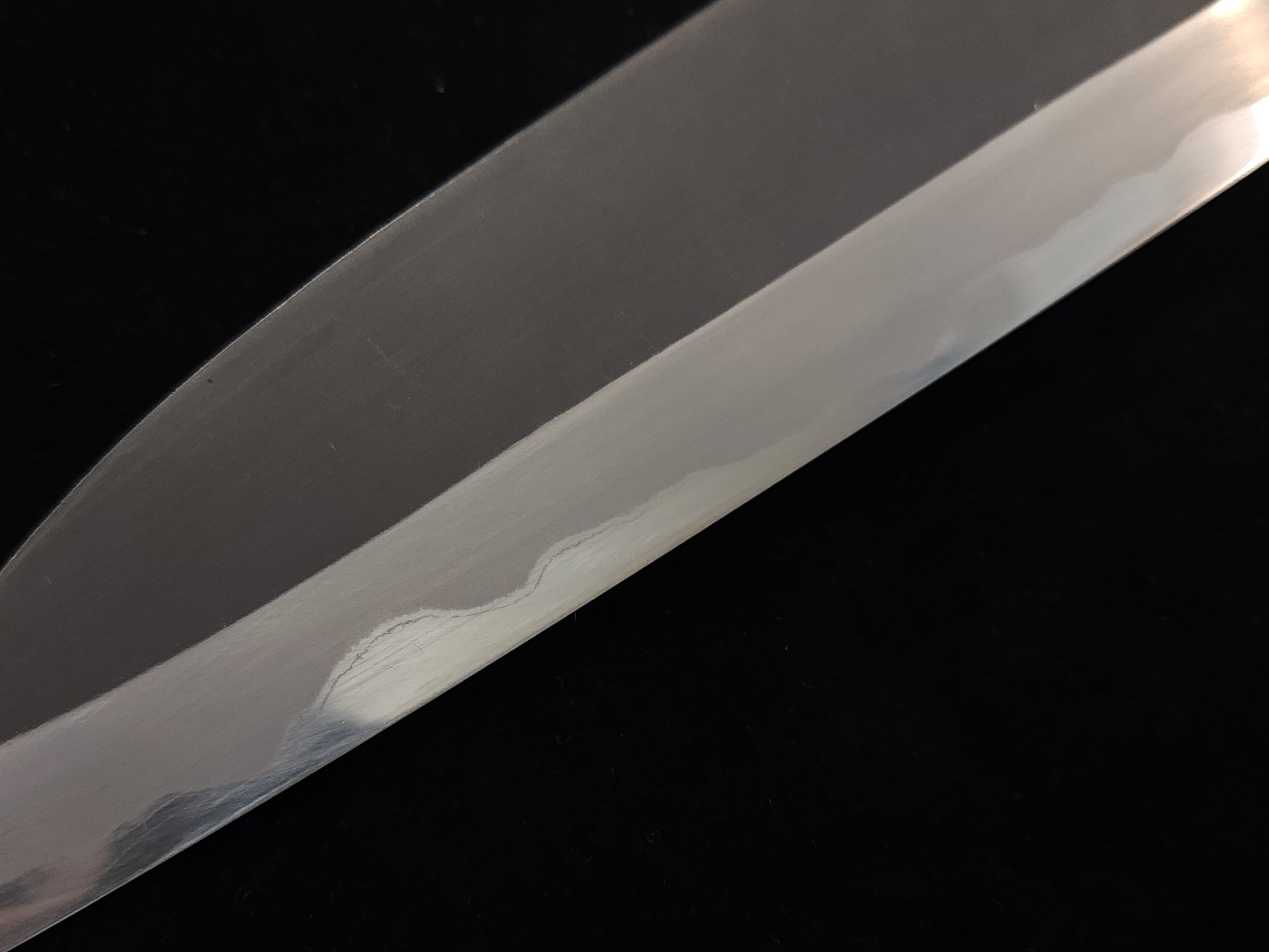 日野浦司本割込白二黑打240mm牛刀