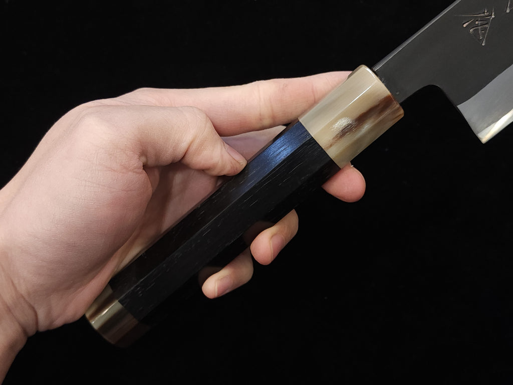 日野浦司本割込白二黑打240mm牛刀