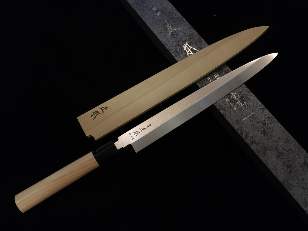 正本總本店GS0427銀三鋼柳刃270mm連鞘