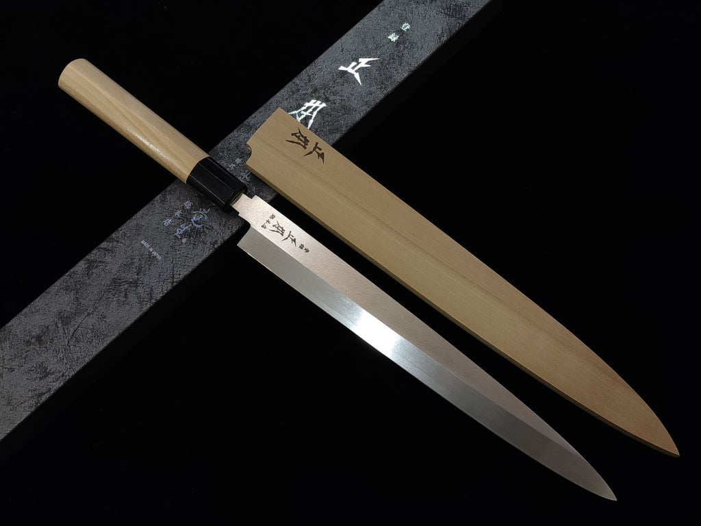 正本總本店GS0427銀三鋼柳刃270mm連鞘