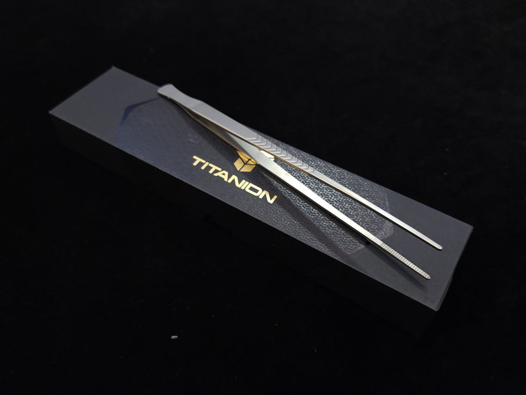Titanion WAND Straight Tweezers 18cm