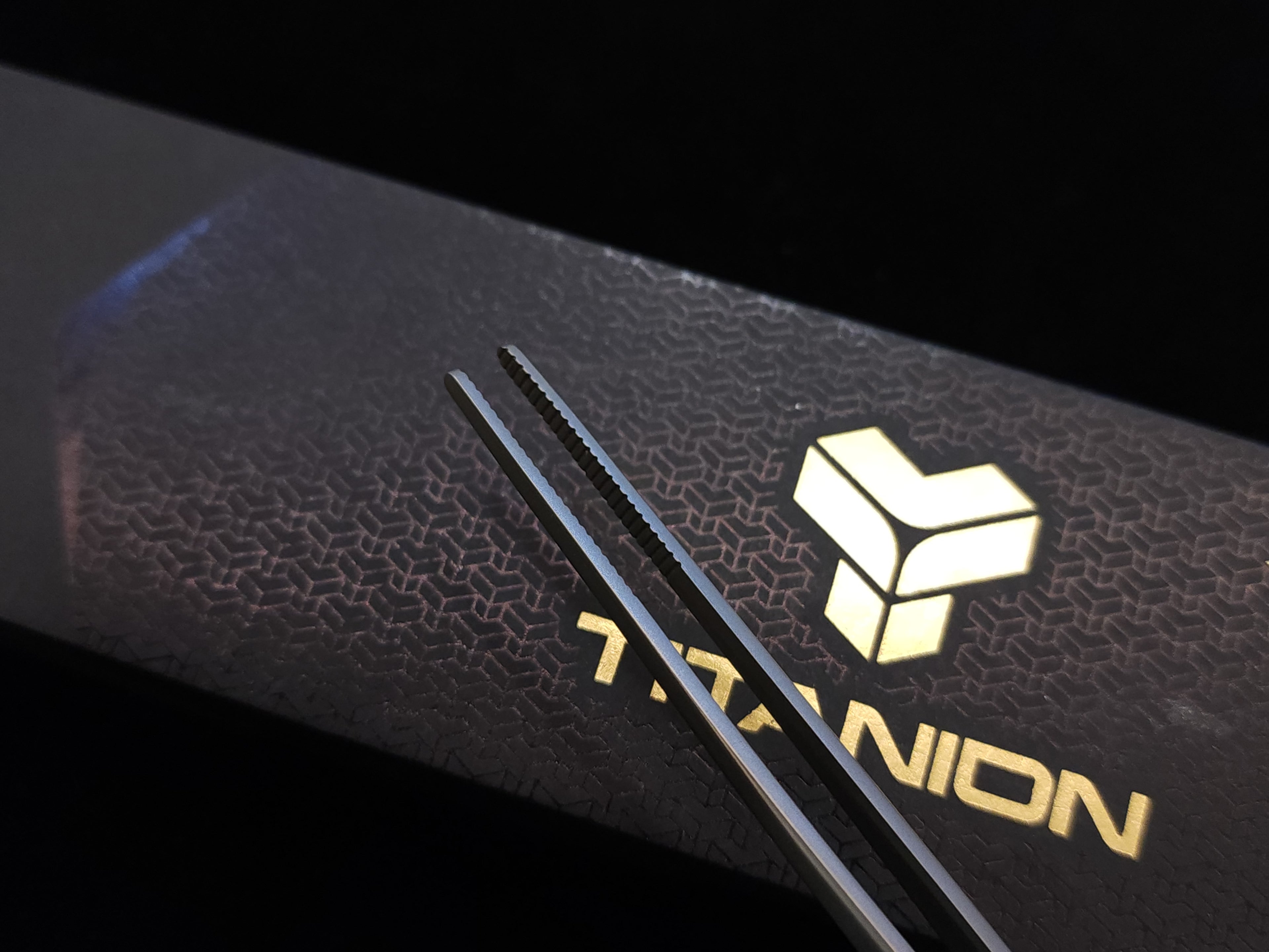 Titanion WAND Straight Tweezers 18cm