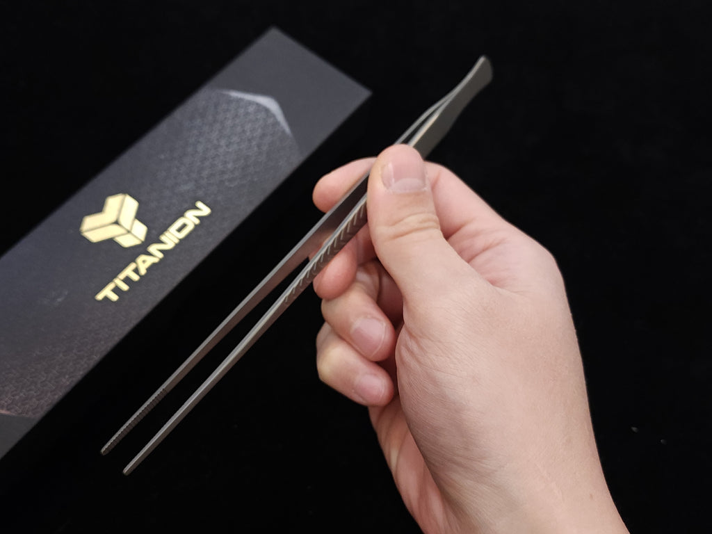 Titanion WAND Straight Tweezers 18cm