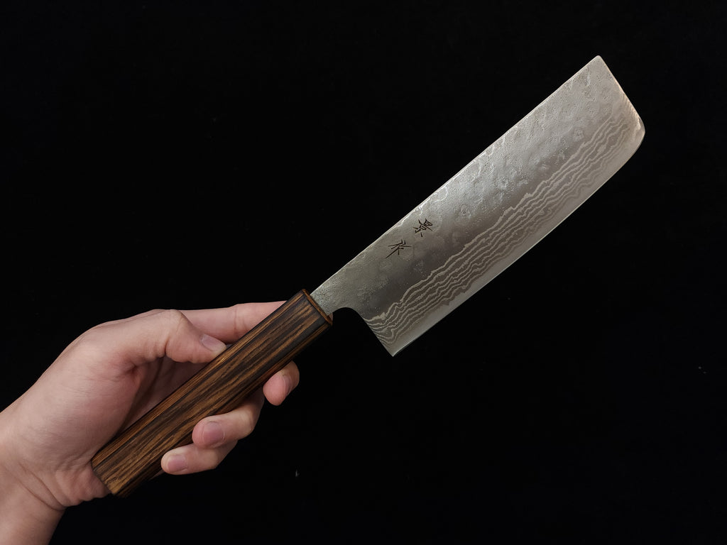 King 440C Damascus Nakiri 160mm