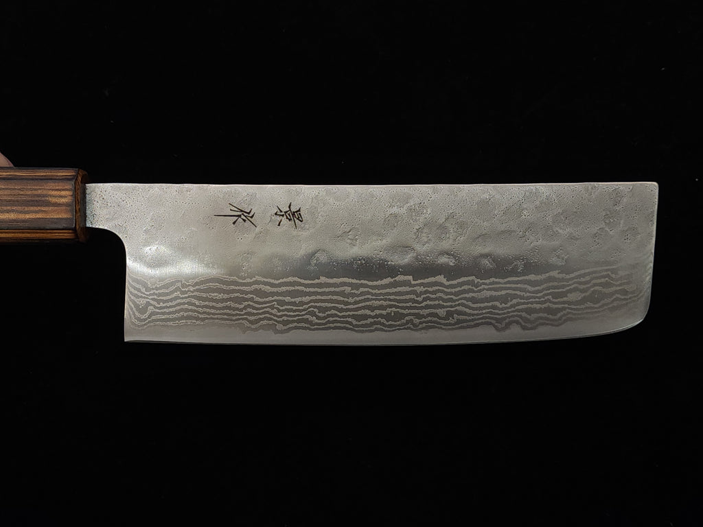 King 440C Damascus Nakiri 160mm