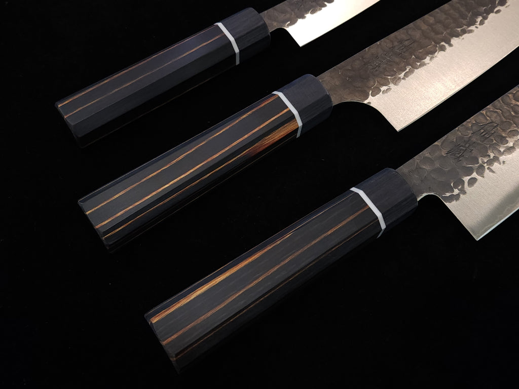 Senzo SPG STRIX Petty, Bunka, Gyuto 3pc Set